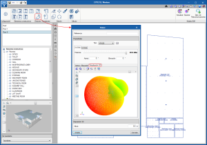 CYPETEL Wireless. Visualización 3D de los diagramas de radiación de los emisores