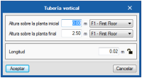 CYPETHERM HVAC. Tramos verticales de tuberías y conductos